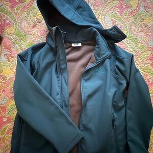 Prince Teal Hooded Softshell Jacket